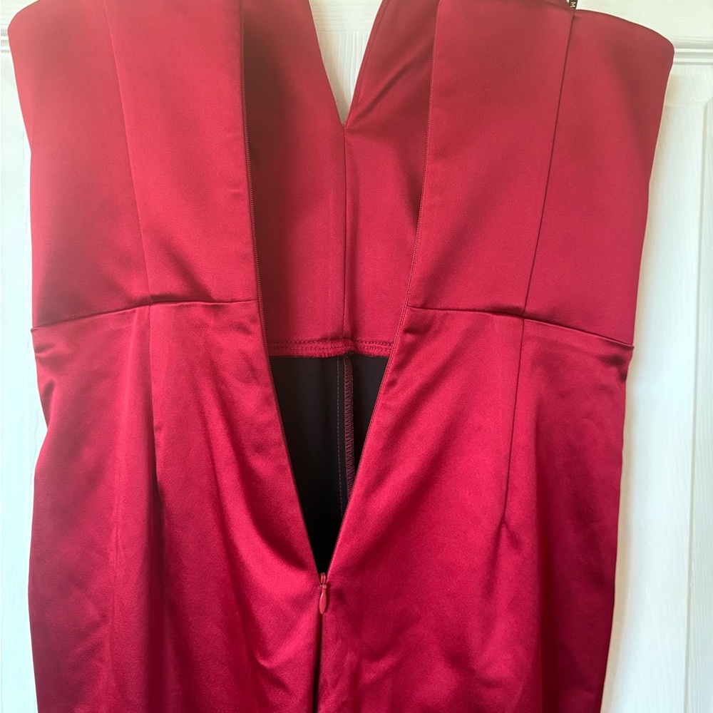 Amanda Uprichard Scarlet Strapless Jumpsuit - Picture 6 of 7